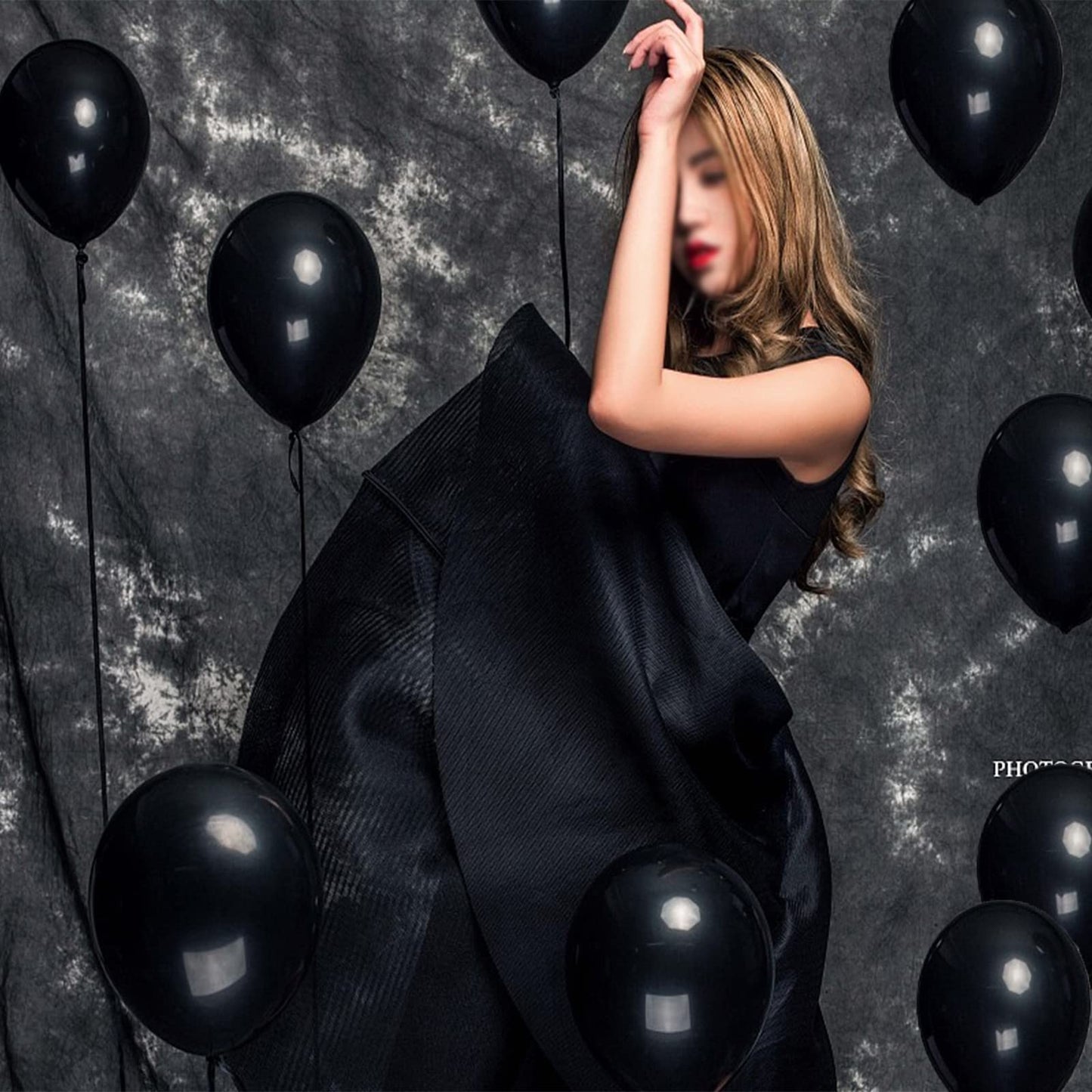 Kawkalsh Black Balloon Arch Kit 111Pcs 18 12 5 Inch Latex Party Balloons Garland For Birthday Baby Shower Wedding Engagement Ann