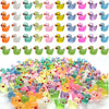 Cidinge 220 Pcs Mini Resin Ducks Luminous Tiny Ducks Miniature Duck Glow in The Dark for DIY Garden Dollhouse Duck Accessories M
