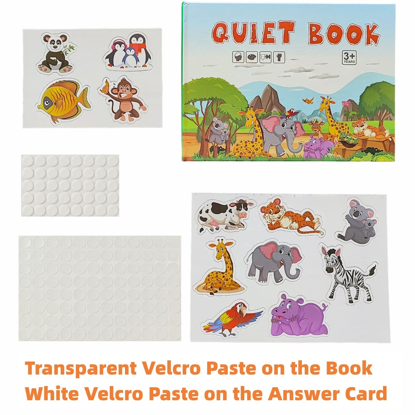 Mikneke Diy Montessori Quiet Book For Toddlers, Montessori Busy Book For Kids To Develop Learning Skills, Montessori Learning Ma