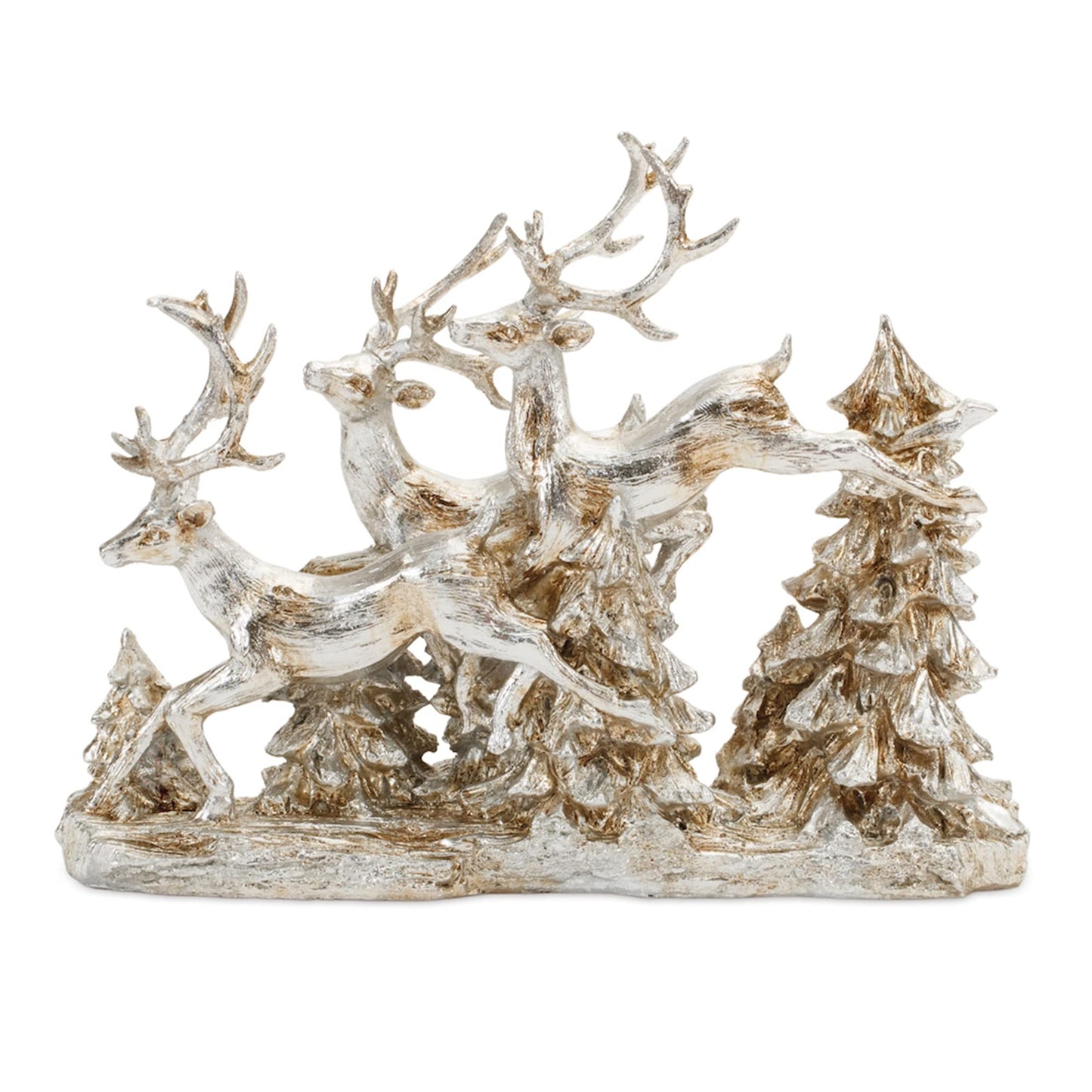 Woodland Deer And Trees Display 15.5''L