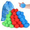 60 Reusable Cotton Water Balls Outdoor Toys For Kids 4-8 8-12, Summer Splash Water Balloons For Teens And Adults Ourdoor Trampoline Accessories Water Toys