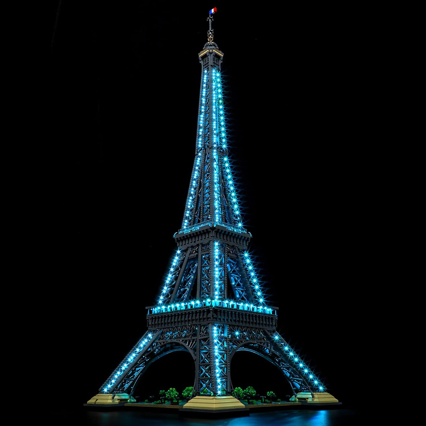 Briksmax Led Lighting Kit For Lego-10307 Eiffel Tower (Remote-Control Version)- Compatible With Lego Architecture Building Block