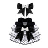 Abincee 17cm Doll Clothes Compatible with Labubu enhanced Doll Outfit Set Fashion Designed Dresses (Black)