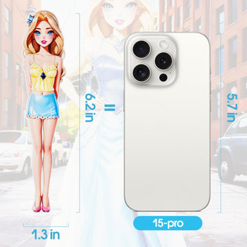 Painzieteg Magnetic Dress Up Dolls, Magnetic Princess Dress Up Paper Dolls, Magnetic Dress Up Dolls For Girls Ages 4-7 Learning