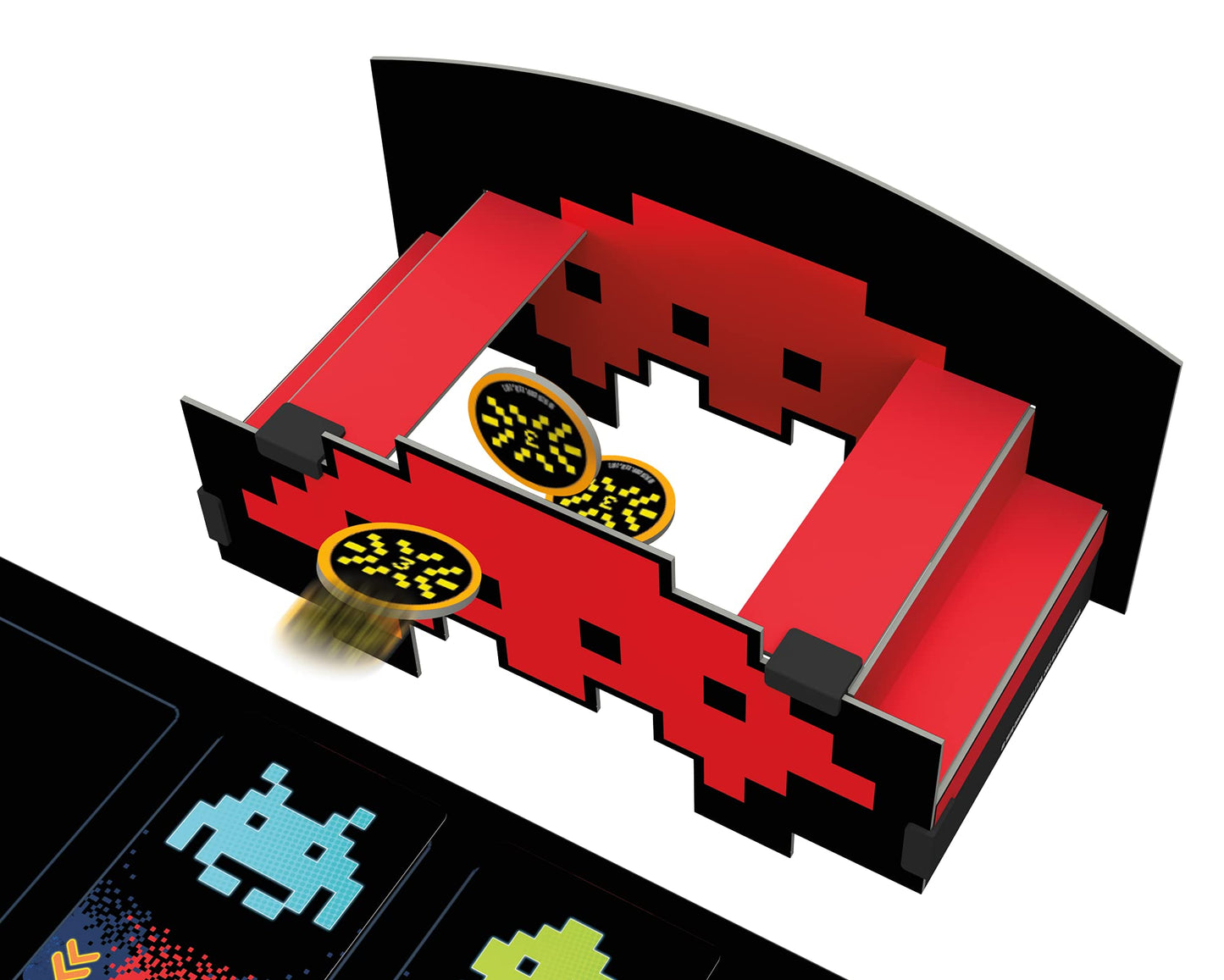 Buffalo Games - Space Invaders Game - Dexterity Launch Game - Great For Game Night - Cooperative Gameplay - Based On Video Game