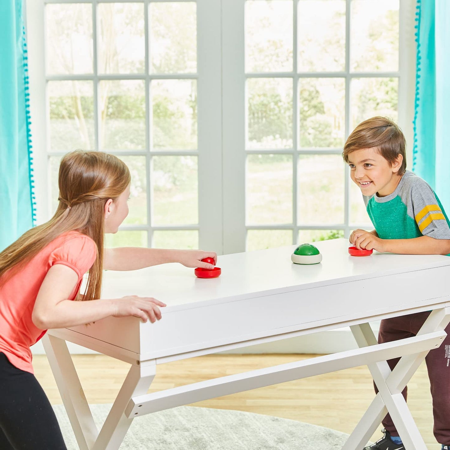 Epoch Games Super Mario Hover Shell Strike - Tabletop Or Floor Multiplayer Sports Game For Ages 4+