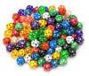 Wiz Dice Bulk Random Polyhedral Dice (D20-100 Pack) - Polyhedral Role Playing Dice in Unique Colors - DND Accessories for TTRPG