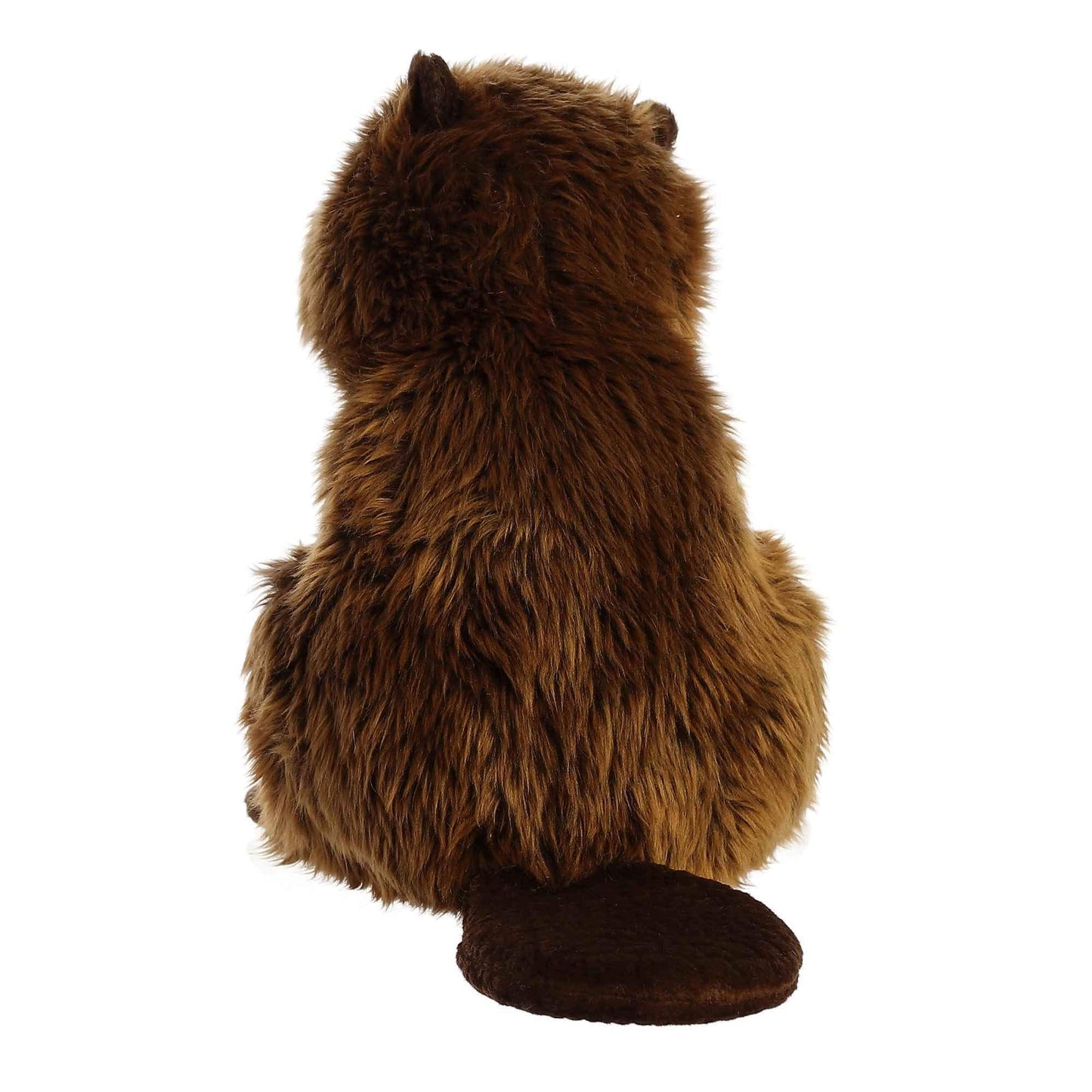 Aurora® Realistic Miyoni® Beaver Stuffed Animal - Lifelike Detail - Cherished Companionship - Brown 9 Inches
