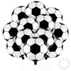 Durony 12 Pieces 18 Inches Soccer Balloons Soccer Themed Party Decorations Foil Mylar Soccer Ball Balloons For Birthday Sports G