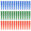 48Pcs Cribbage Board Pegs, Plastic Cribbage Pegs Fit 1/8 Holes Peg Board Game Traditional Cribbage Board Pins Cribbage Board Game Accessories (Red, Blue, Green)