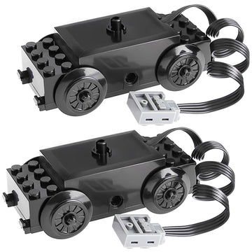 Habow Technic Power-Functions Train-Motor-Set 88002 (2Pieces) Compatible With Lego-Motor Moc Technic-Parts