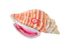 Wild Republic Wild Calls Conch Queen Shell, Stuffed Animal, 8 Inches, Plush Toy, Fill Is Spun Recycled Water Bottles