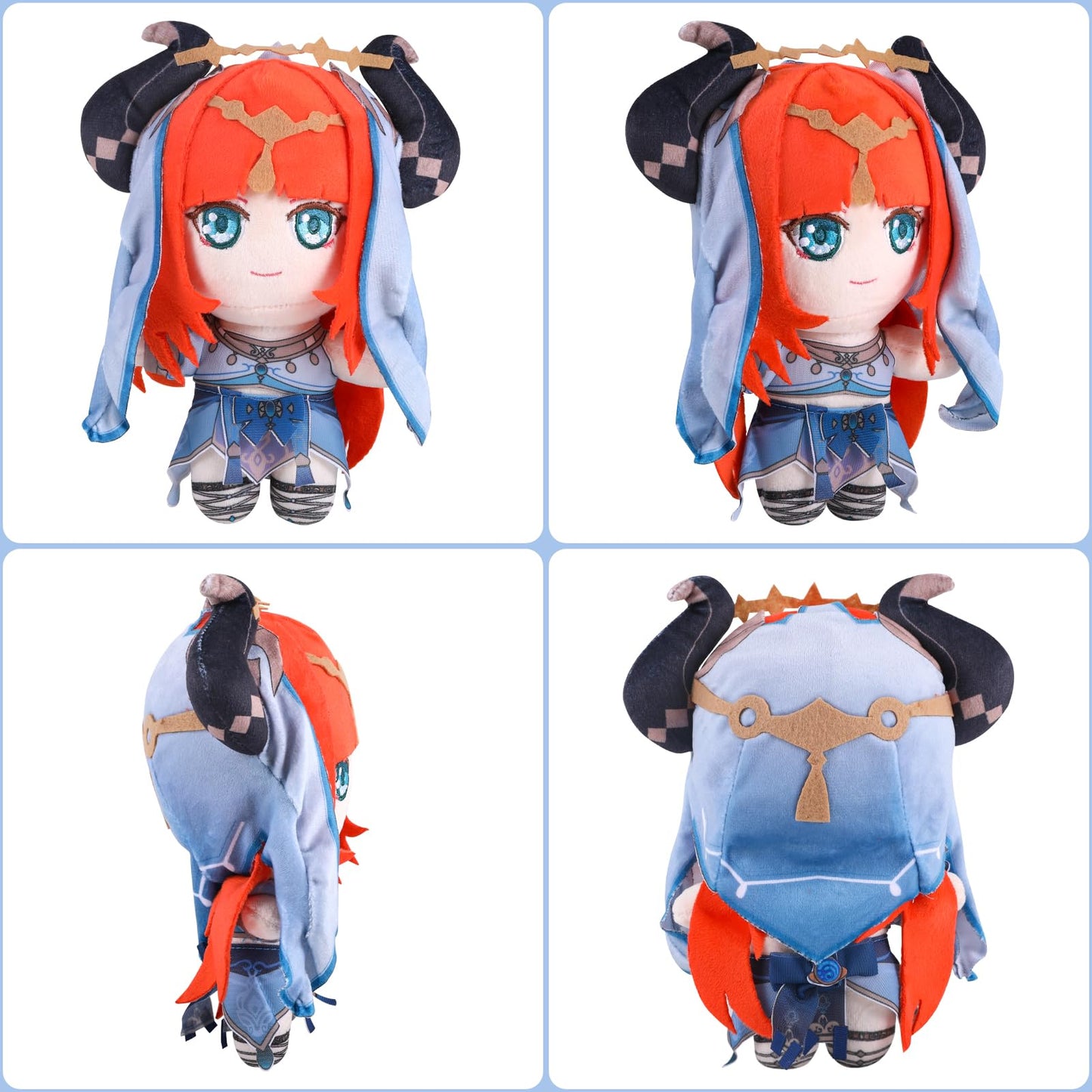 Genshin Impact Character Plush Doll, Plushie Stuffed Doll, Costume Plushy Props For Genshin Fans (Nilou)