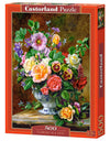 CASTORLAND 500 Piece Jigsaw Puzzle Flowers in a Vase Flower and Plants Puzzle Albert Williams Painting Puzzle mature-themed Puzzles Castorland B-52868