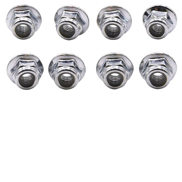 Blomiky 8 Pack 9125 Scew Lock nut 25-WJ02 Spare Part for 9125 9155 9156 RC Car RC Truck 9125 Locknut 2