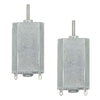 Hxchen DC3-6V 5000-18000RPM High Speed Magnetic Micro Motor for RC Hobby Aircraft - (2 Pcs)