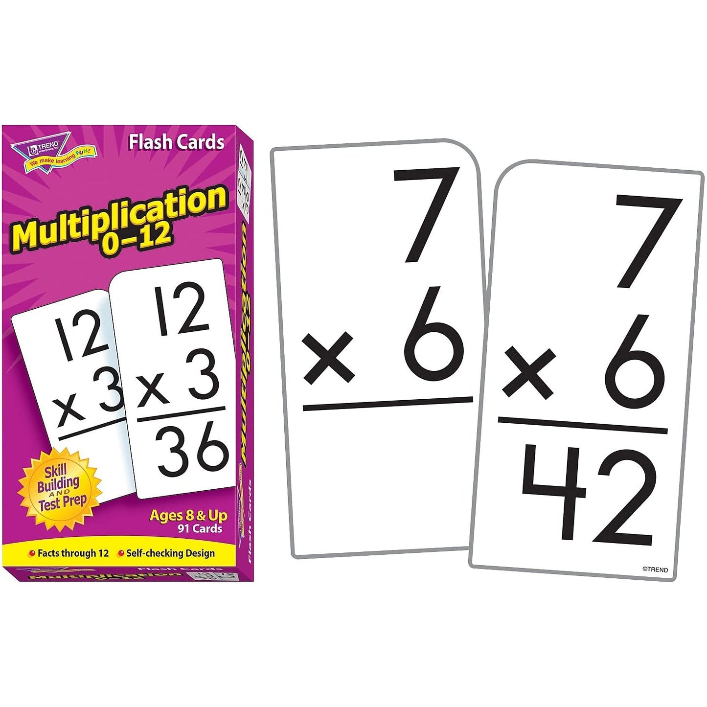 Trend T53107 Skill Drill Flash Cards, 3 X 6, Numbers, 0-100