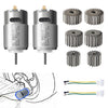 2Pcs 12 Volt Rs550 30000Rpm High-Speed 7R Motor (15T/19T/23T) For Kids Ride On Toys Car Power Wheels Motor Gearbox Upgrade Repla