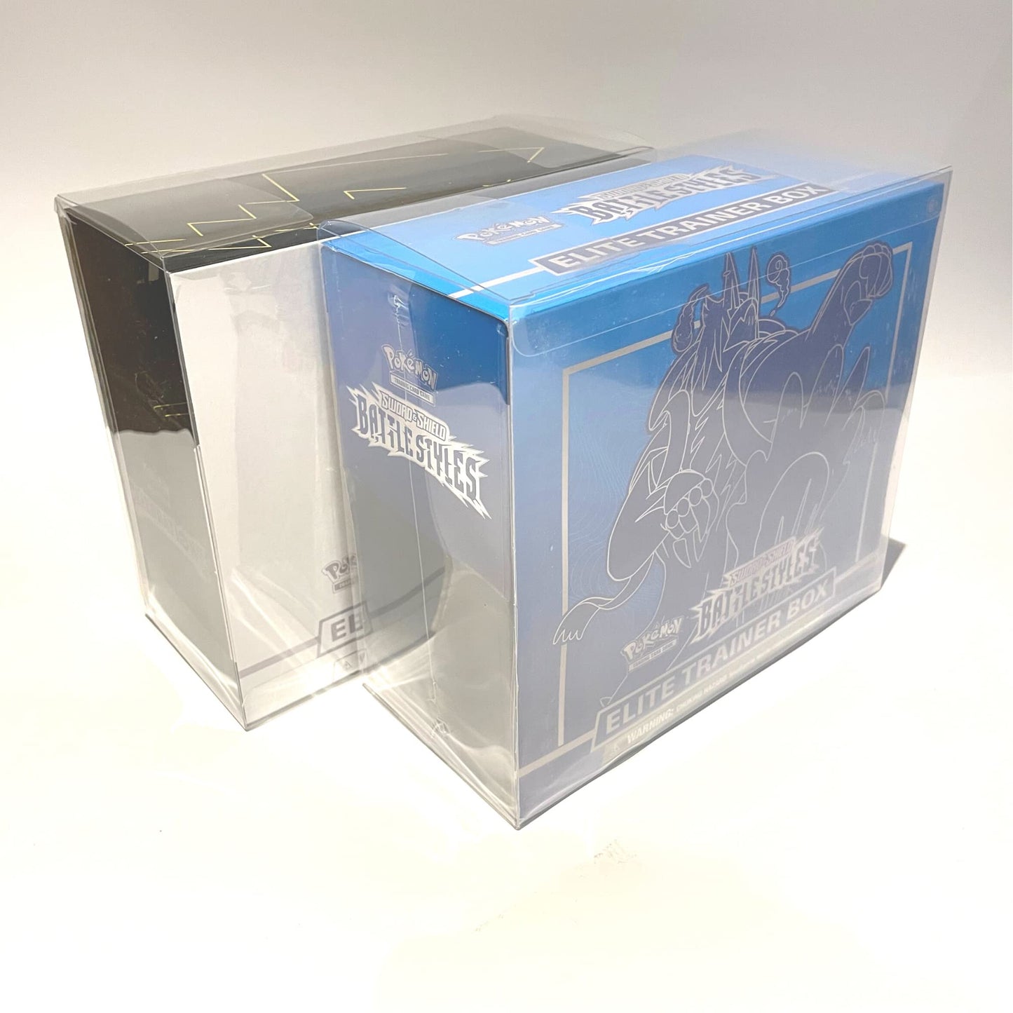 Pokemon Case (Elite Trainer) Clear Plastic Display Box For Etb Elite Trainer Box, Convenient, Stackable Storage Solution For Col