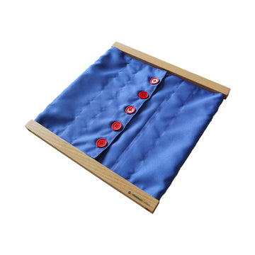 Montessori Outlet Buttoning Frame With Large Buttons | Practical Life Material For Toddlers & Preschoolers | Learn To Button Clo