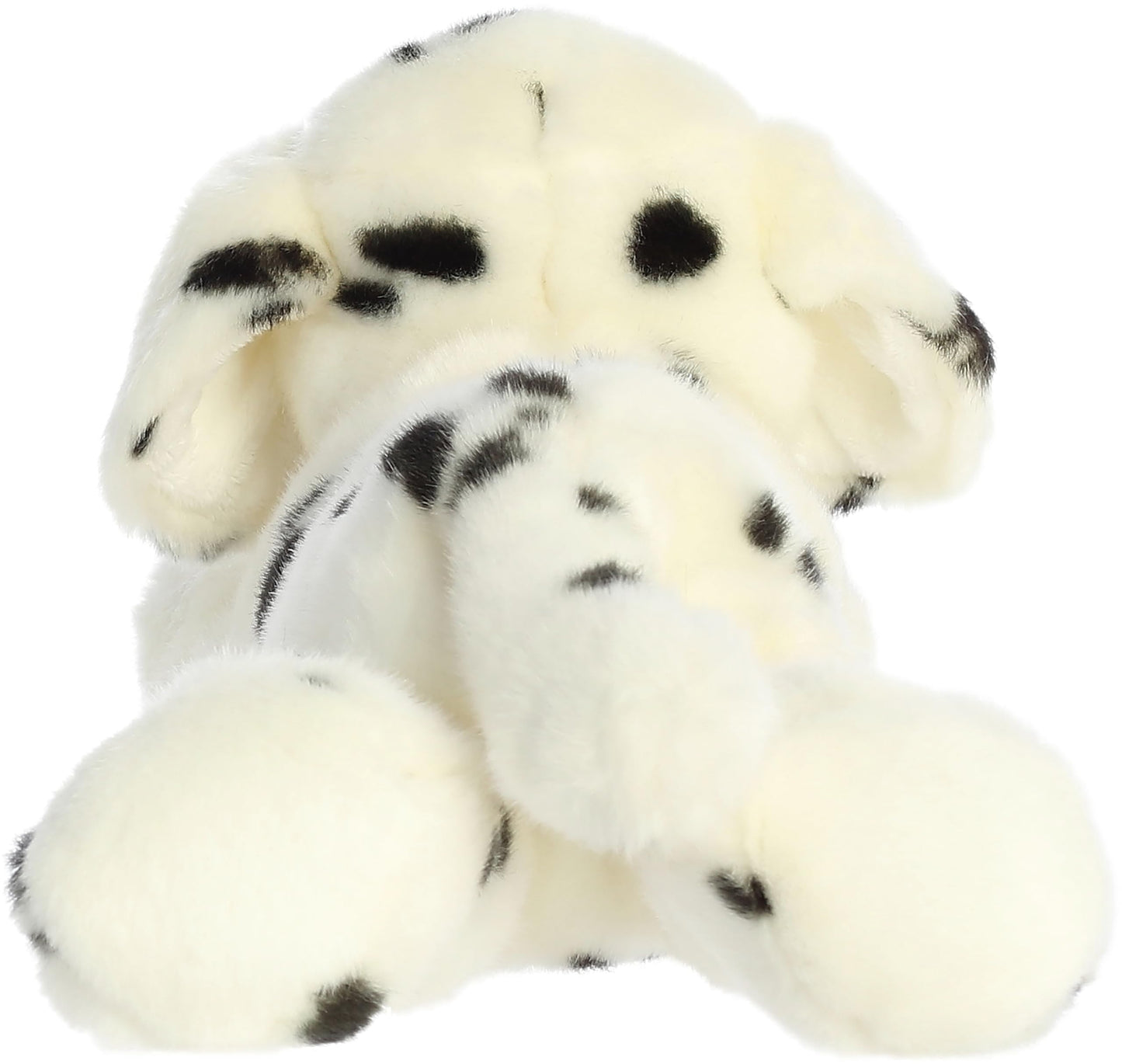 Aurora® Domino™ Stuffed Animal - 12" White & Black Polyester Flopsie™ - Playful Timeless Companion, Model 31144