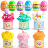 Prefilled Easter Slime Eggs With Butter Slime & Charms - Perfect For Kids Easter Party Favors,Egg Hunt, Basket Stuffers & Classr
