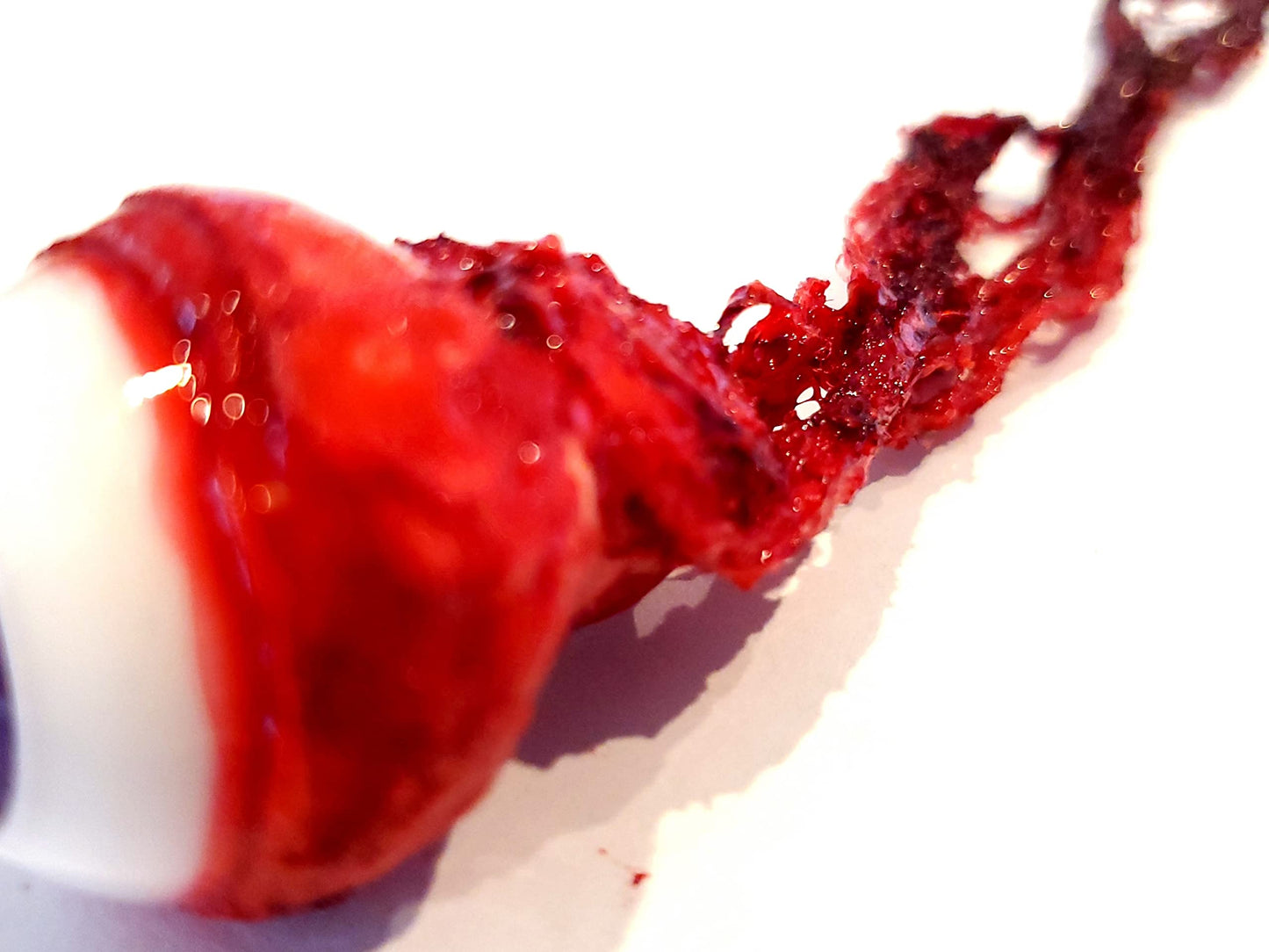 Dead Head Props enhanced Ripped Out Eyeball Movie Quality Prop Horror Prop Halloween Prop- Purple