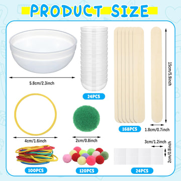 Foilswirl 24 Sets Stem Diy Catapult Craft Kit Craft Stick Catapults Kit For Educational And Learning Activities Camp Crafts Supp