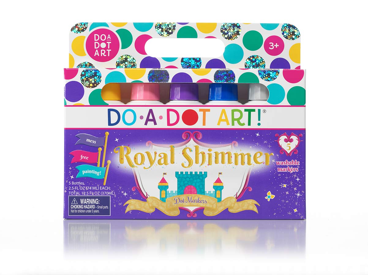 Do A Dot Art! Markers 5-Pack Shimmer Washable Paint Markers, The Original Dot