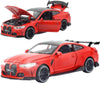 Erbadihago Toy Cars Compatible For Bmw M4(M Performance Parts ) 1/32 Metal Model Car Pull Back Car Toys With Light And Sound Toy
