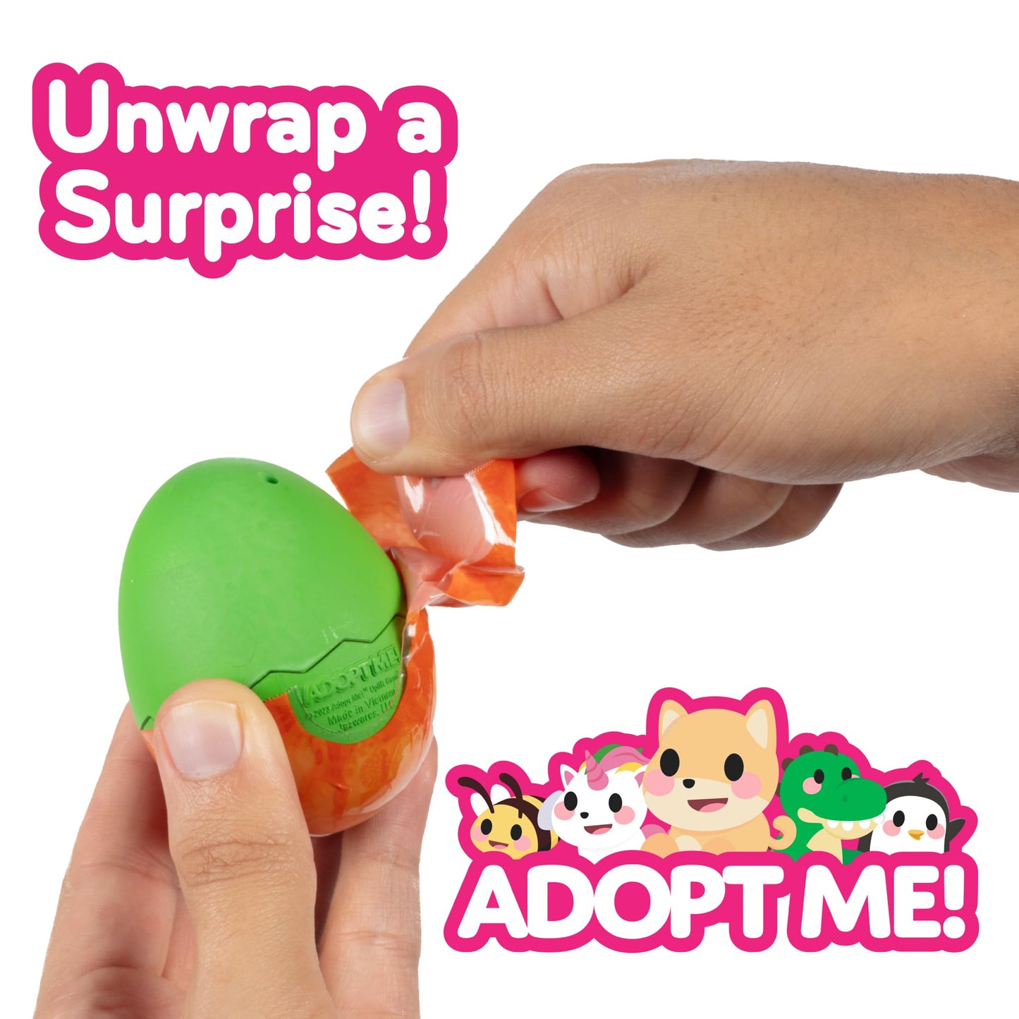 Adopt Me! Mystery Pets Blind Box Easter Egg Assorted 2-Pack - Series 4 - Exclusive Virtual Item Game Code - Collectible 2'' Anim