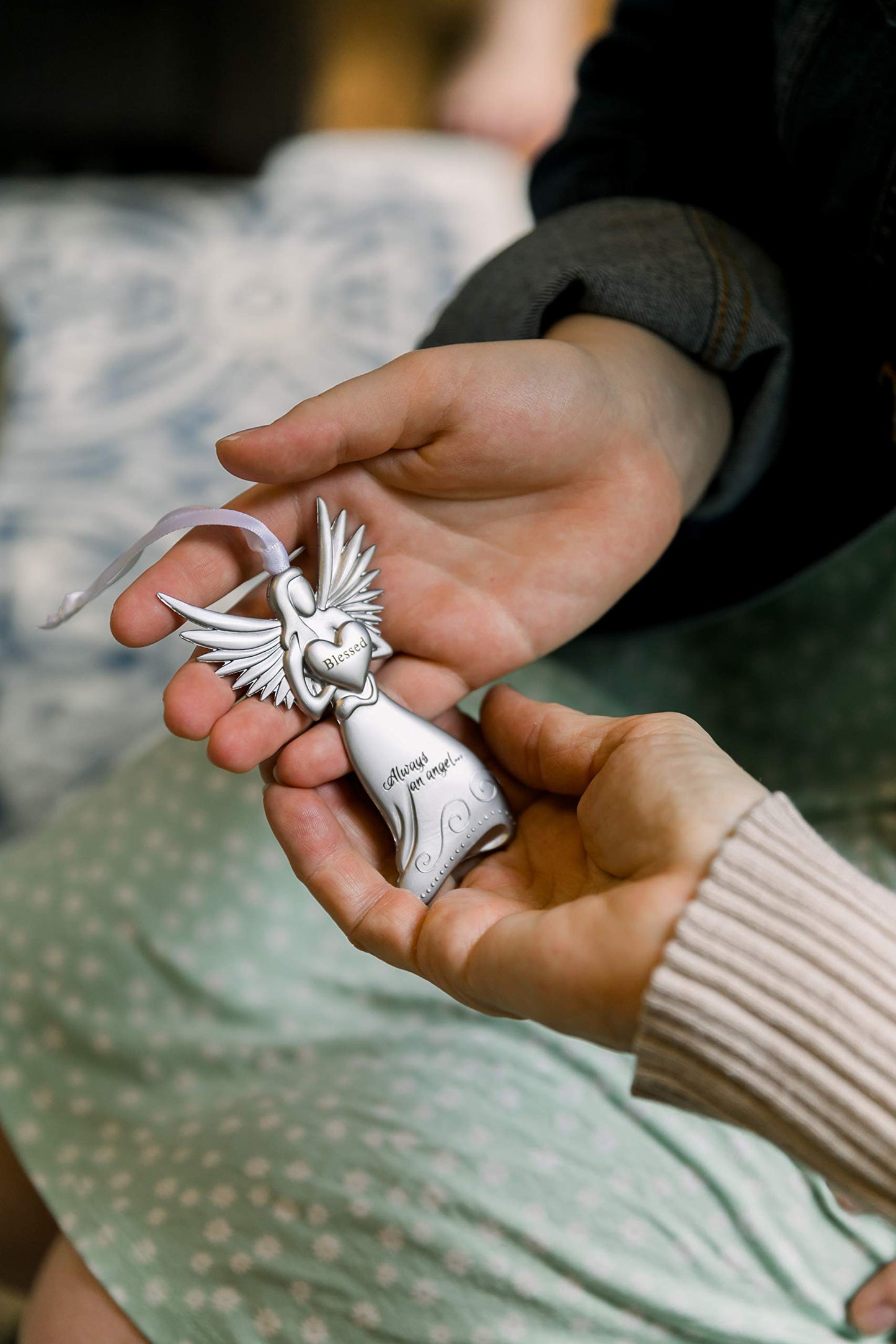 Beyond Blessed Angel With Thank You Sentiment - Gratitude Gift/Appreciation Gift/Thank You Gift For Friends/Mentor/Co-Worker/Neighbor/Thank You Ornament