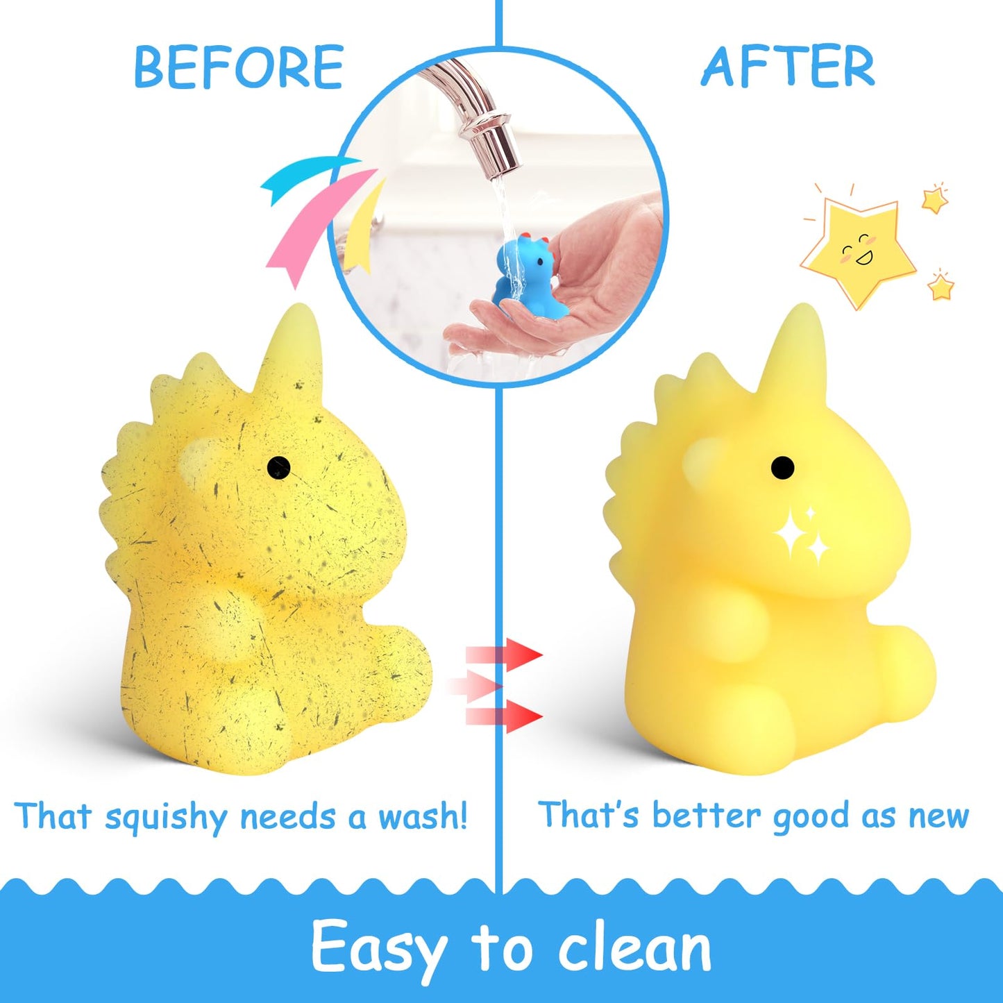 Pokonboy 30 Pcs Squishies Mochi Toys, Mini Kawaii Squishy Animals Squeeze Stress Relief Toys Easter Basket Stuffers Easter Theme Party Favors Easter Egg Filler For Kids