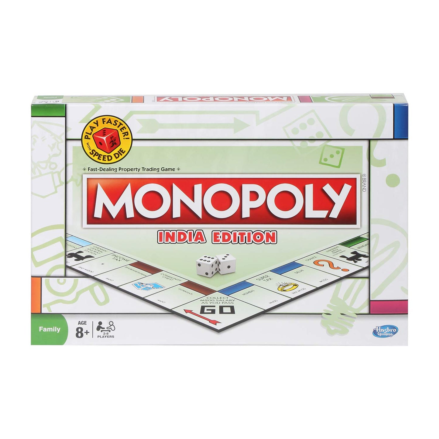 Monopoly India Edition Game, Board Game & Puzzles For Families And Friends, Toys For Kids, Boys And Girls Ages 8 And Up, Fantasy