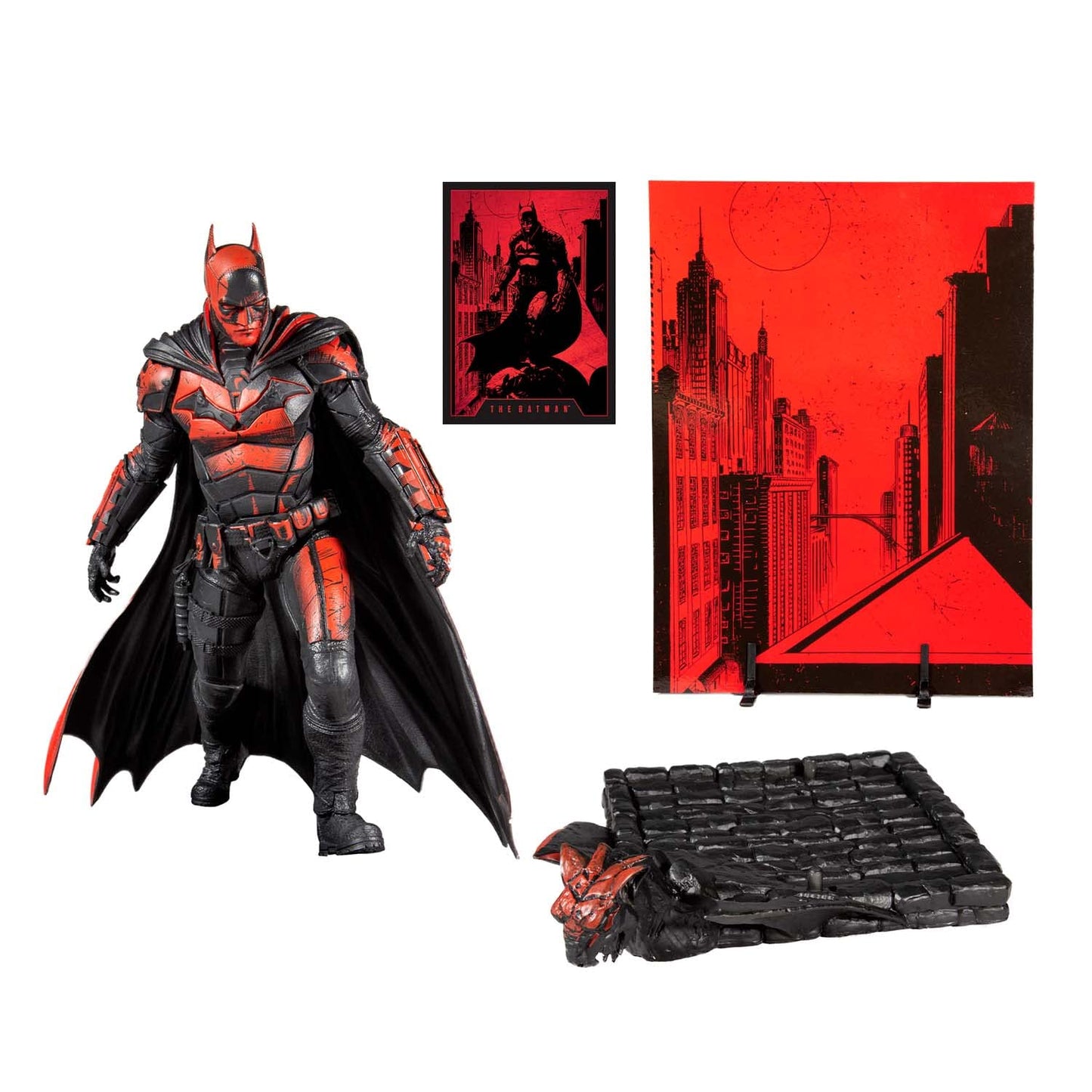 McFarlane Toys DC Movie 12-Inch Batman Collectible Figure - Multicolor, Plastic, Model 15070
