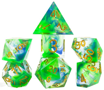 Dice Set - Sharp Cyprus