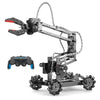 Yazhiyi Robot Arm Building Toys, Flexible Remote Control Robotic Arm With 360 Gripper And Wheels, Stem Educational Birthday Gift