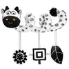 Tsyan Car Seat Toys For Babies 0-6 Months,Hanging Rattle Toys For Crib Mobile, Baby Spiral Hanging Stroller Black And White High