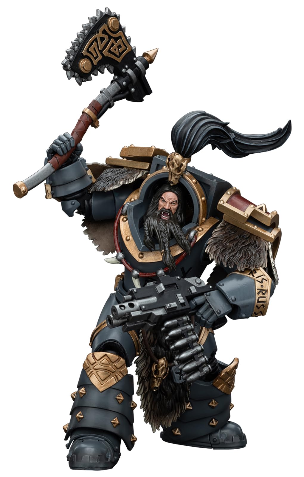 Joytoy Warhammer 40K 1/18 Action Figures, Space Wolves Varagyr Wolf Guard Squad Varagyr Terminator 1 Perfect For Collectors & De