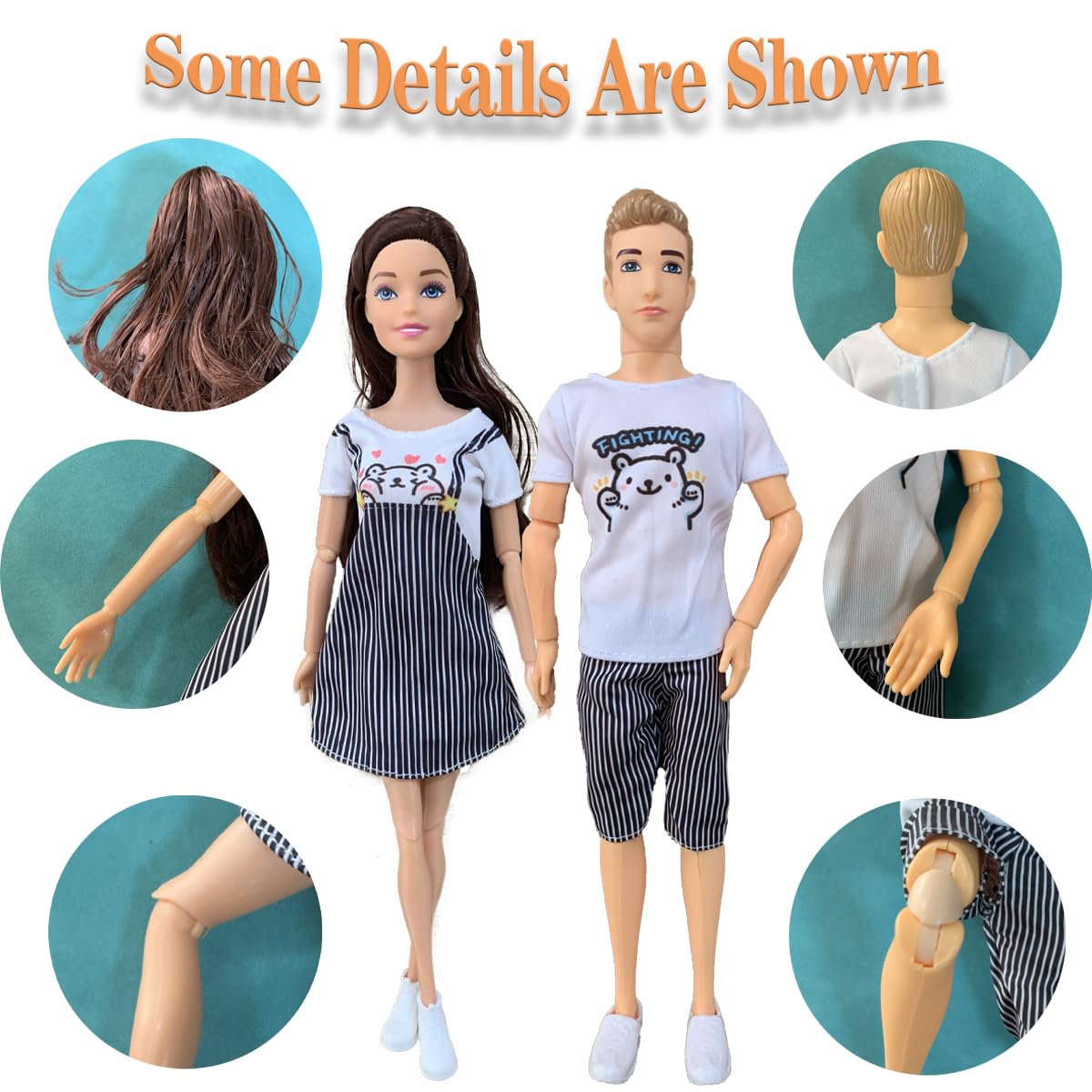 Chioldilly Interactive Family Dolls Toy Set 4Pcs, Engaging And Educational Family Doll, Perfect Action Figures, For 3+ Kids Idea