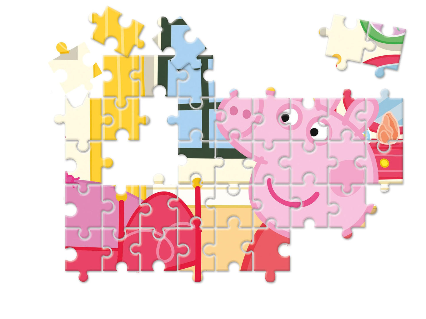 Clementoni - 20271 - Supercolor Puzzle 10 In 1 Peppa Pig (3X18, 4X30, 2X48 And 1X60 Pieces) - Jigsaw Puzzle For Kids Age 4