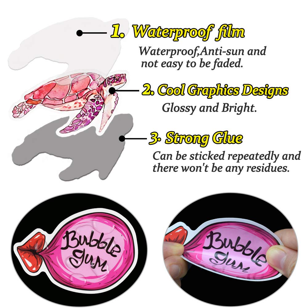 Qtl Vsco Stickers For Teen Girls Cute Stickers For Hydroflask Waterproof Stickers For Tween Girls Laptop Stickers For Teen Girls