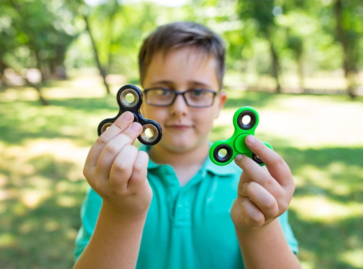 Iconikal Fidget Spinner 24-Pack Assorted Colors - Random Color Bulk Set, Model 22224