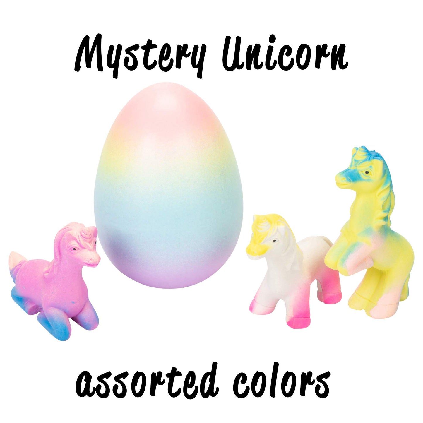 Surprise Growing Unicorn Hatching Extra Large Rainbow Egg Kids Toys, Assorted Colors