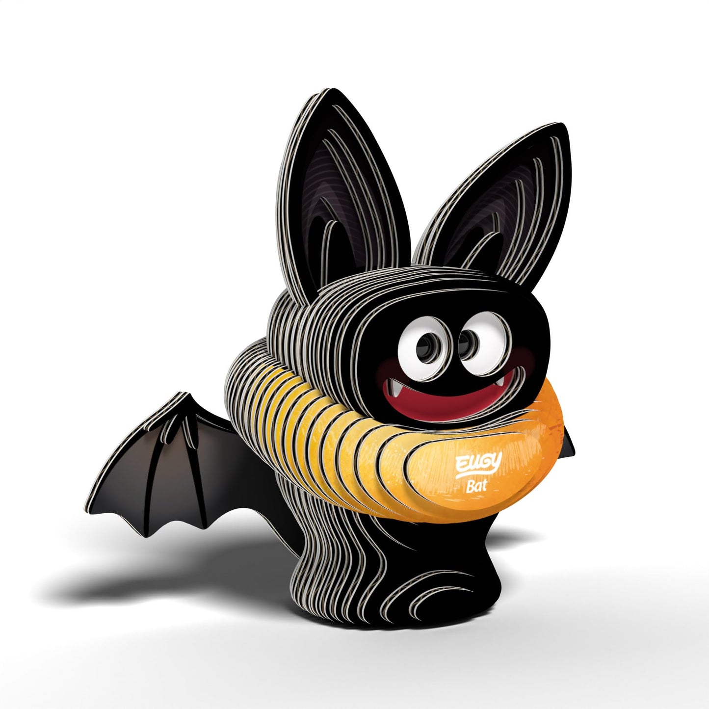 Eugy Bat 3D Puzzle, 31 Piece Eco-Friendly Educational Learning Puzzles For Kids 6+