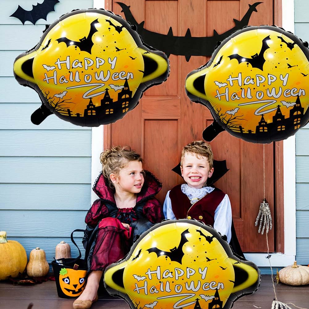 Hadckja Halloween Night Balloon Halloween Balloons Halloween Dark Foil Balloons For Halloween-Themed Party Supplies Decorations