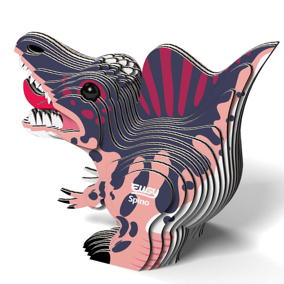 Eugy Spinosaurus Dinosaur 3D Puzzle, 24 Piece Eco-Friendly Educational Toy Puzzles For Boys, Girls & Kids Ages 6+