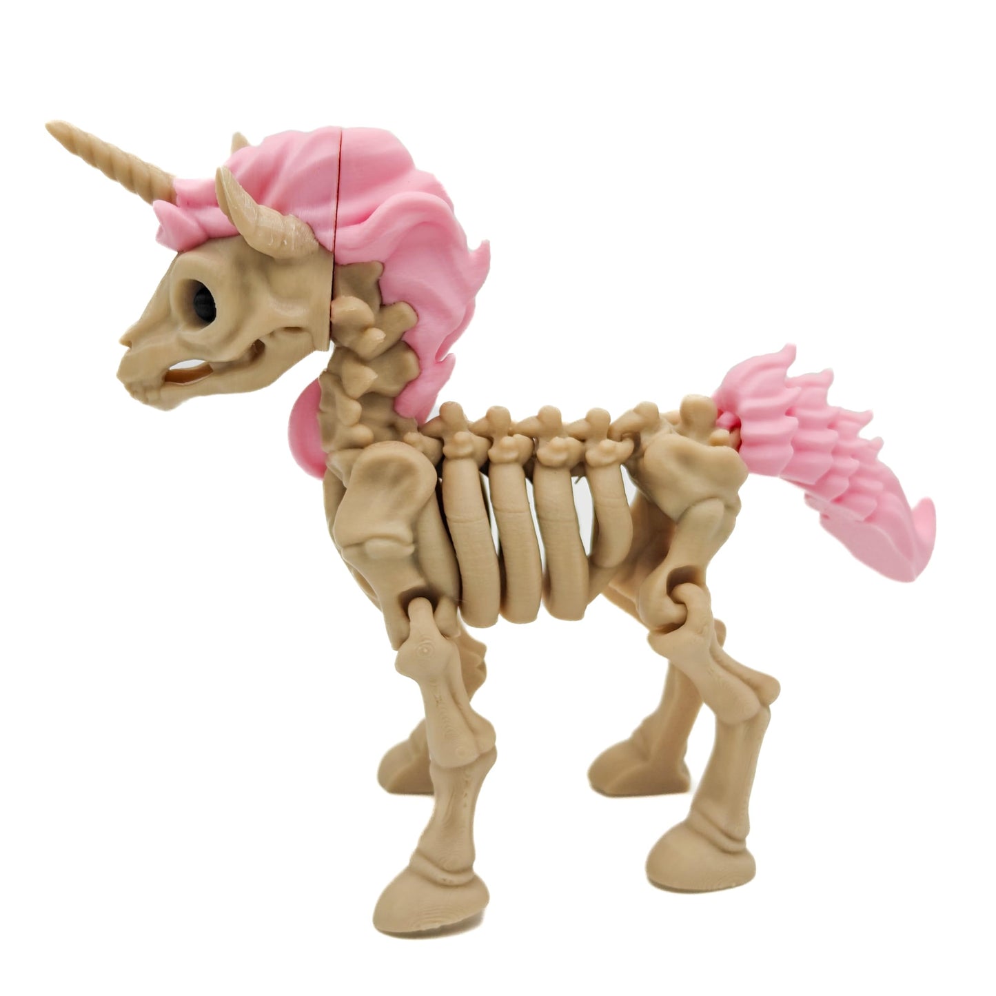 Articulated Skeleton Unicorn Decoration and Fidget Toy