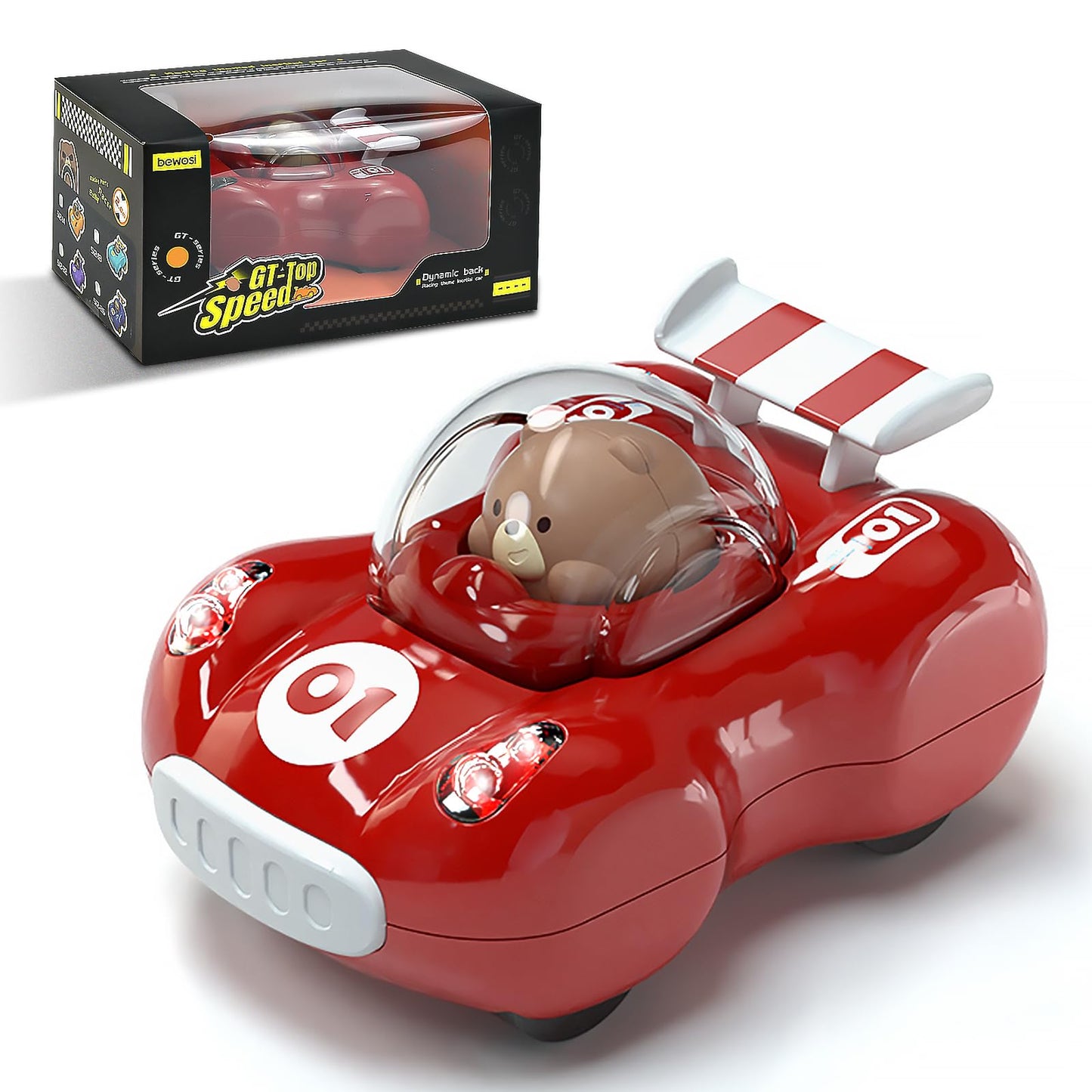 Cddzsw 12-18 Months Toddler Pull Back Car Toys For 1 2 3 Years Old Boys And Girls Kids Trucks Toys 1-3 Years Old Baby Car Birthd