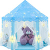Evoionos Frozen Princess Tent For Girls, Play Tent With Large Snowflake Lights For Kids, Castle Playhouse For Children Indoor Ou